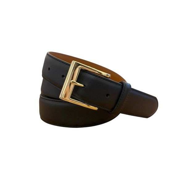 Coach Other - Coach Leather Belt Mens 40 Gold Buckle Black Classic Dress Office Professional